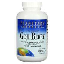 Planetary Herbals, Full Spectrum Goji Berry 700 mg, Ягоди Годж...
