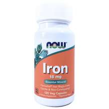 Iron 18 mg, Залізо 18 мг, 120 капсул