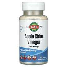 KAL, Apple Cider Vinegar 1000 mg 120 Tablets, Оцет, 500 mg per...
