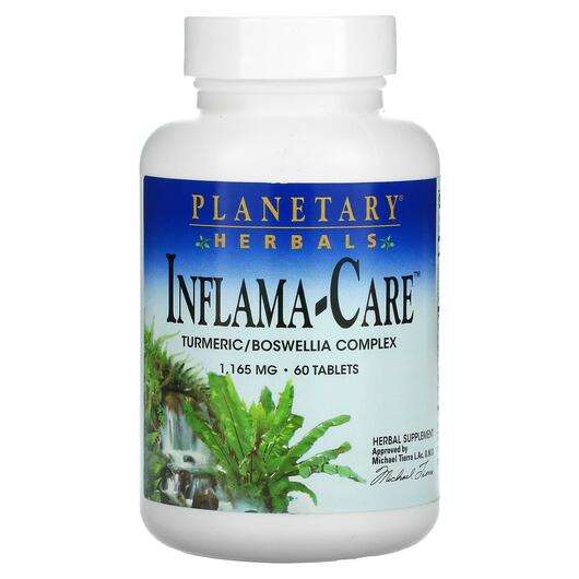 Основное фото товара Planetary Herbals, Inflama-Care 582 mg, Инфлама-Кеир 582 мг, 6...