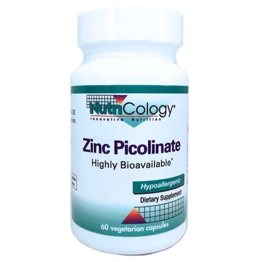 Zinc Picolinate 25 mg, Пиколинат цинка 25 мг, 60 капсул