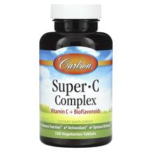 Вітамін C Super C Complex Carlson 100 таблеток