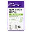 Фото товару New Chapter, Vegan Omega-3 Complex, Риб'ячий жир Омега-3, 30 к...