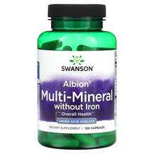 Swanson, Мультивитамины, Albion Multi-Mineral without Iron, 12...