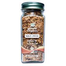 Simply Organic, Spicy Seasoning Salt-Free, 69 g