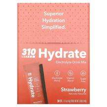 310 Nutrition, Hydrate Electrolyte Drink Mix Strawberry 30 Sti...