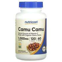 Nutricost, Каму каму, Camu Camu 1000 mg, 120 капсул