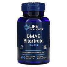 Life Extension, DMAE Bitartrate 150 mg, Диметиламіноетанол 150...