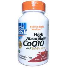 Doctor's Best, High Absorption CoQ10 with BioPerine 600 mg, 60...
