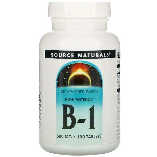 B-1 High Potency 500 mg 100, Вітамін B-1 500 мг, 100 таблеток