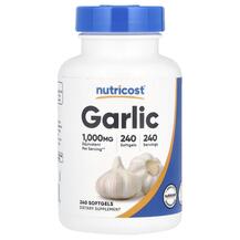 Garlic 1000 mg Экстракт Чеснока Nutricost 240 капсул