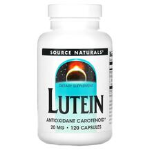 Лютеїн 20 мг Lutein 20 mg 120 Source Naturals