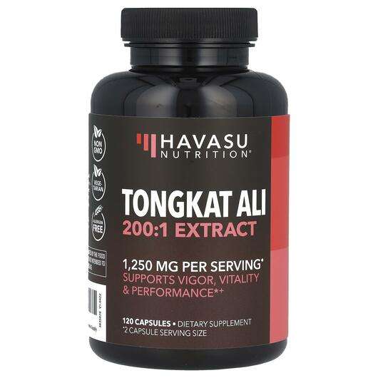 Основне фото товара Havasu Nutrition, Tongkat Ali 200:1 Extract 1250 mg, Тонгкат А...