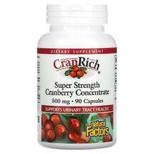Natural Factors, Клюква, CranRich Super Strength Cranberry Con...