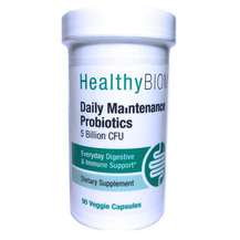 HealthyBiom, Daily Maintenance Probiotics 5 Billion CFUs, 90 V...