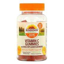 Vitamin C Gummies with Rose Hips & Bioflavonoids Orange Fl...