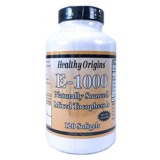 E-1000, Витамин Е 1000 МЕ, 120 капсул