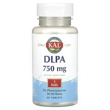 L-Фенилаланін DLPA 750 mg KAL 60 таблеток