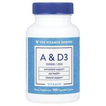 Вітамін А Ретінол Vitamin A & D3 TheVitaminShoppe