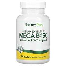 Natures Plus, Sustained Release Mega B-150, Комплекс вітаміну ...
