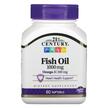 Фото товару 21st Century, Fish Oil 1000 mg, Омега 3, 60 капсул