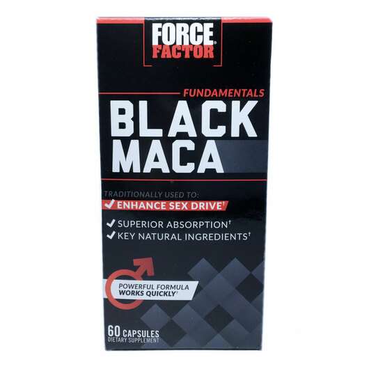 Black Maca 1000 mg, Чорна Мака 1000 мг, 60 капсул