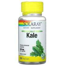 Solaray, Organically Grown Kale 440 mg, Кудрява капуста 400 мг...