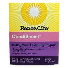 Renew Life, Candi Smart, Формула очищення на 15 днів з, 2 частин