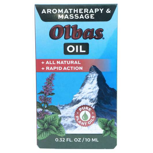 Aromatherapy Inhalant & Massage Oil, Olbas Терапевтичне Аромотерапевтична інгаляційне і масажне масло, 10 мл