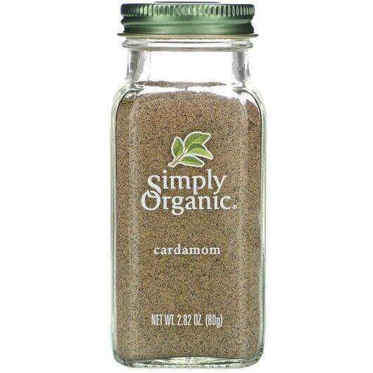 Основне фото товара Simply Organic, Cardamom, Органічний кардамон, 80 г