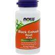 Now, Черный Кохош 80 мг, Black Cohosh Root, 90 капсул