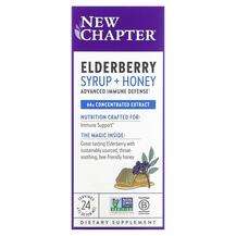 New Chapter, Elderberry Syrup + Honey, Сироп з Бузини, 118 мл