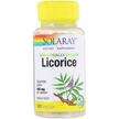 Фото товару Solaray, Licorice 450 mg, Лакриця 450 мг, 100 капсул