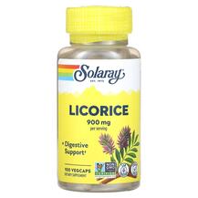 Licorice 450 mg Лакрица 450 мг Solaray 100 капсул