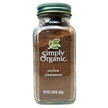 Simply Organic, Organic Ceylon Cinnamon, Спеції, 59 г