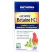 Фото товару Enzymedica, Betaine HCI, Бетаїн HCI, 120 капсул
