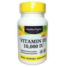 Vitamin D3 10000 IU, Вітамін D3, 120 капсул