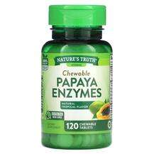 Nature's Truth, Chewable Papaya Enzymes Natural Tropical,...