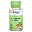 Фото товара Solaray, Кайенский перец, True Herbs Cayenne Garlic 540 mg, 10...