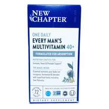 New Chapter, Every Man's One Daily 40+ Multivitamin, 72 Vegeta...