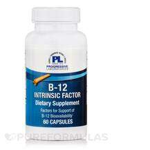 Progressive Labs, B-12 Intrinsic Factor, Вітамін B12, 60 капсул