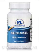 Progressive Labs, Пиколинат Цинка, Zinc Picolinate, 60 капсул