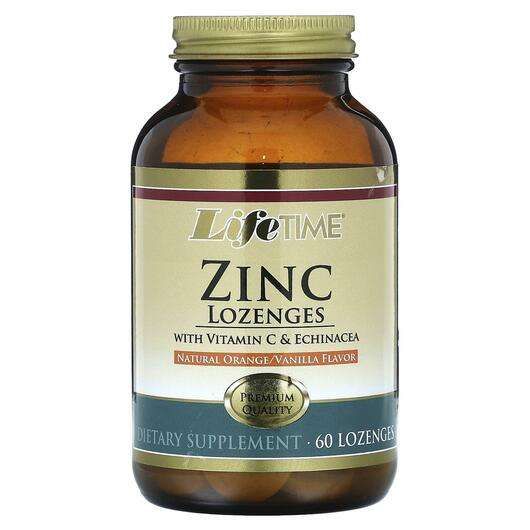 Основне фото товара Zinc Lozenges With Vitamin C & Echinacea Natural Orange/Va...