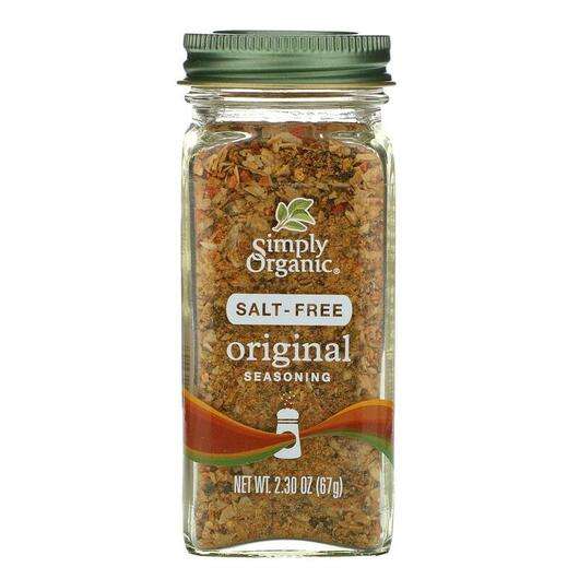 Основное фото товара Simply Organic, Специи, Original Seasoning Salt-Free, 67 г