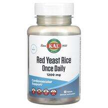 KAL, Red Yeast Rice 1200 mg, Червоний дріжджовий рис, 60 таблеток
