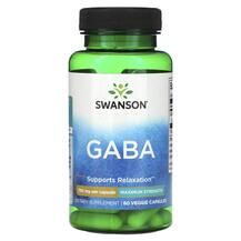 GABA Maximum Strength 750 mg ГАМК Swanson GABA Maximum Strength 750 mg ГАМК Swanson