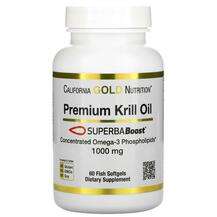 California Gold Nutrition, Масло криля 1000 мг, Premium Krill ...