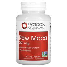 Raw Maca 750 mg Мака Protocol for Life Balance