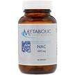 Фото товару Metabolic Maintenance, NAC 600 mg, NAC N-Ацетил-L-Цистеїн, 60 ...