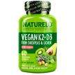 Фото товару Naturelo, Vitamin K2 + D3 From Chickpeas & Lichen, Вітамін...